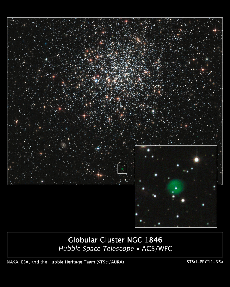 Хаббл заснял шаровое скопление NGC 1846
