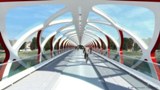 Calatrava представляет новый мост для пешеходов и велосипедистов