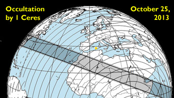 Сегодня Церера покрывает звезду