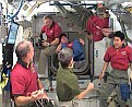 Экипажи STS-123 и МКС встречаются на орбите