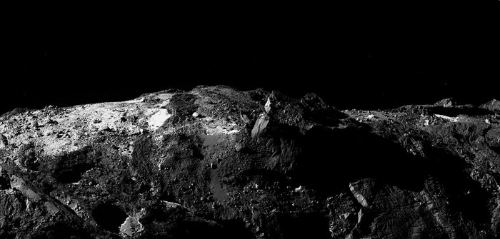 Интересная область на комете Чурюмова-Герасименко