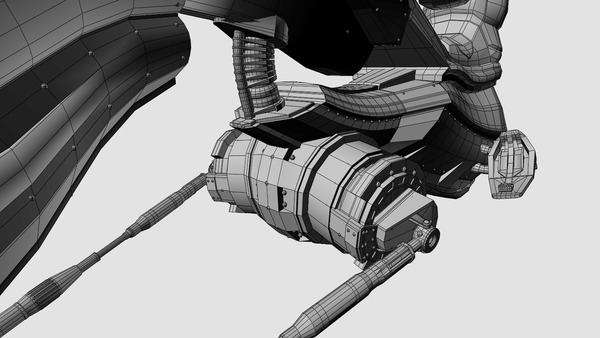 Strider MarkVII - футуристический концепт-кар 3D