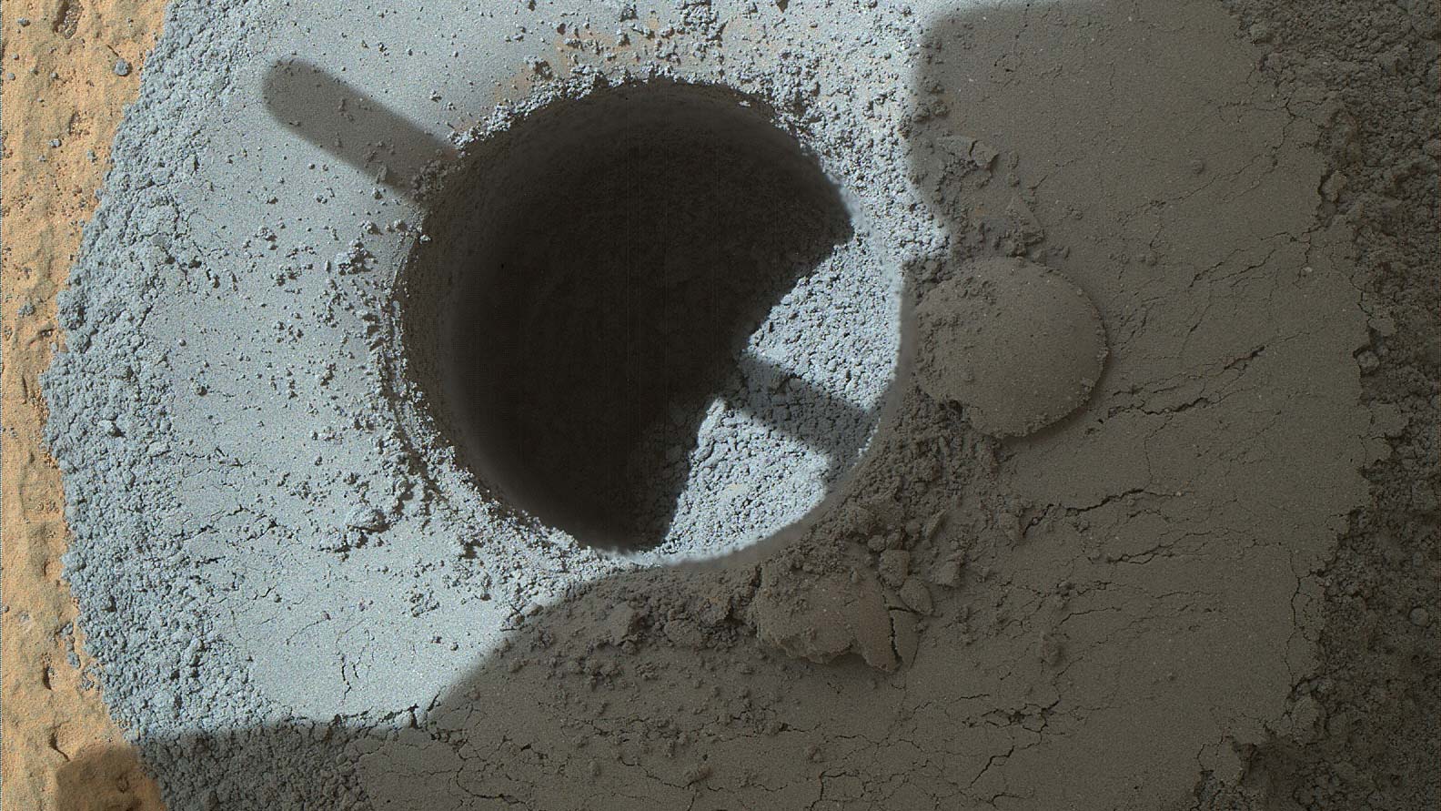 Новое бурение Curiosity на Telegraph Peak