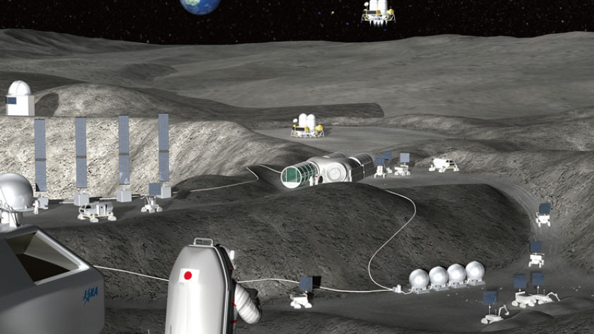 Япония уверена, что роботы могут автономно построить лунную базу