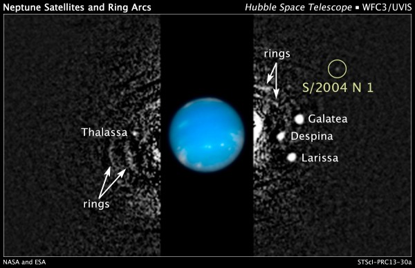 Телескоп Хаббл обнаружил новый спутник Нептуна
