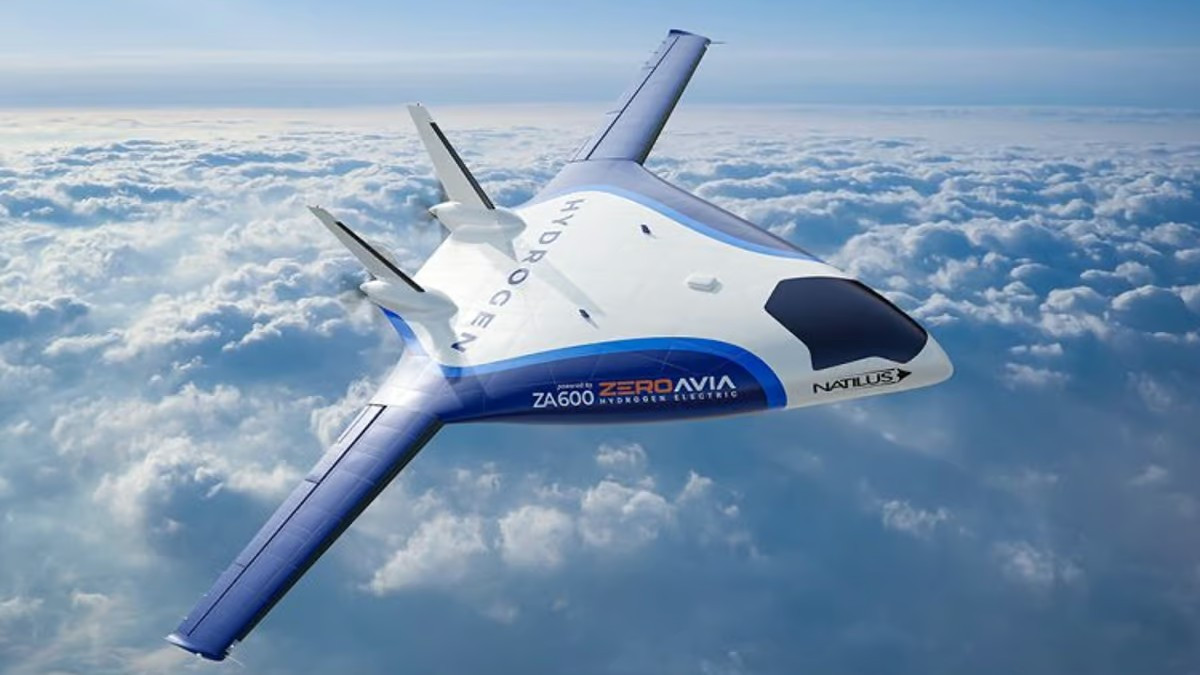 Natilus и Zeroavia объединяют усилия для создания водородного самолета со смешанным крылом