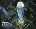 Спиральная башня в Шанхае