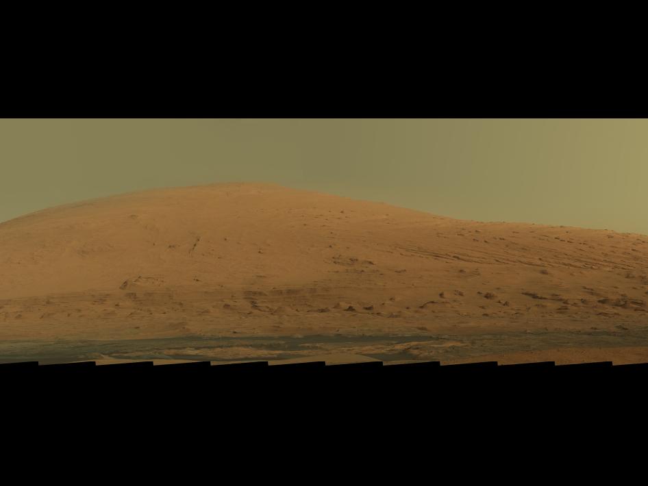 Поразительное фото марсианской горы Шарпа