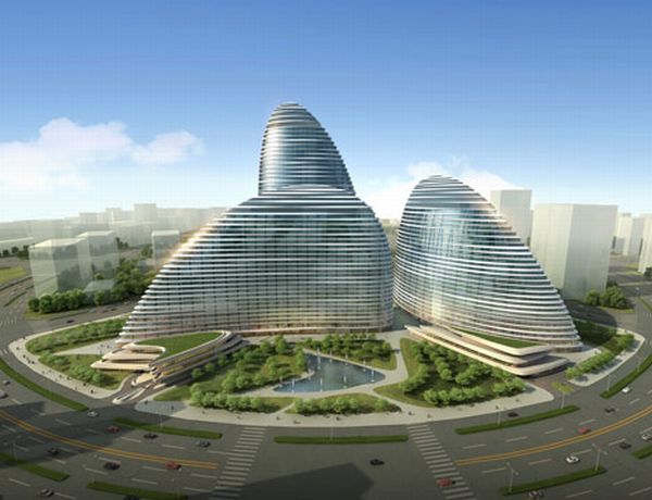 Пекин строит комлекс Wangjing Soho  по проекту от Zaha Hadid Architects
