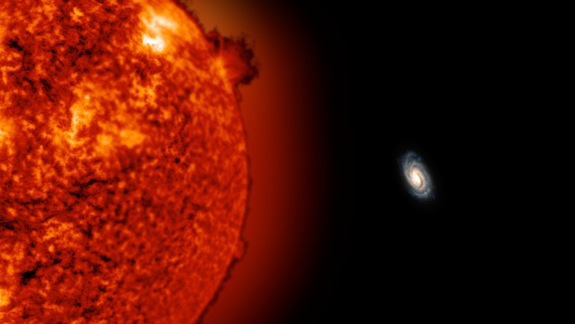 Найдены две звезды на окраине Млечного пути