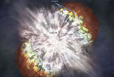 Гигантский взрыв открывает новых тип сверхмассивных звезд