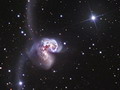 Группа галактик Antennae Galaxies приближается