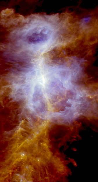 Туманность Ориона глазами "Гершеля"