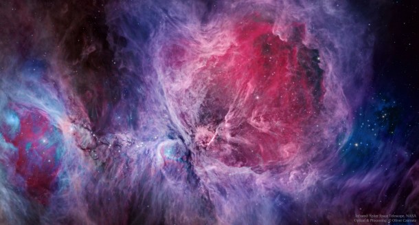 Туманность Ориона в новом свете