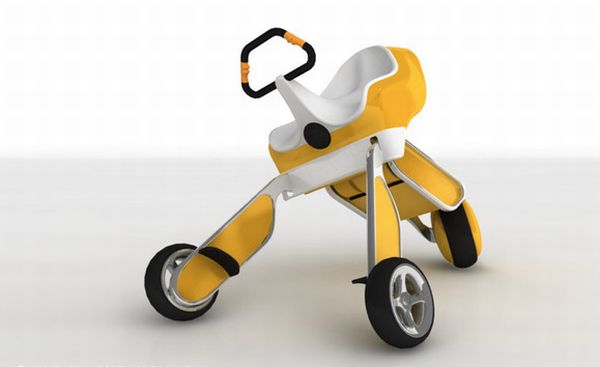 Amantide - электрический трицикл для поездок на короткие дистанции