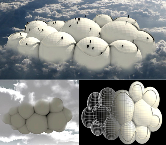 Passing Cloud - концепт плавучих "облаков"