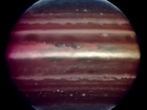 Первое изображение Юпитера в инфракрасном диапазоне