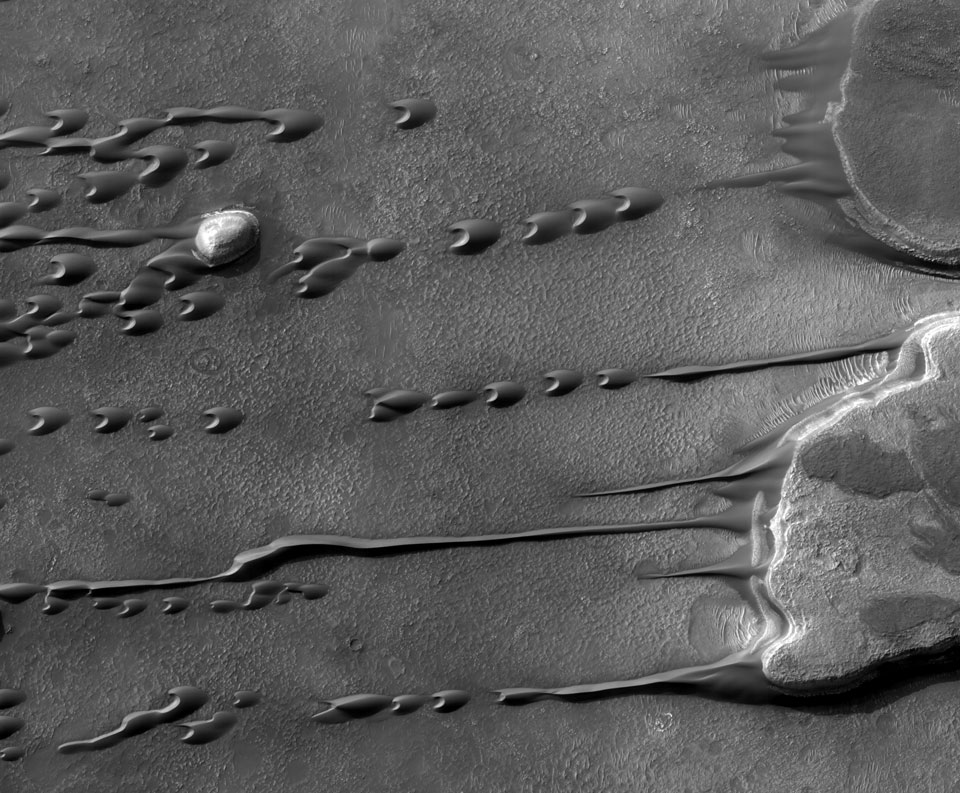 Кадр Дня: жидкие пески на Марсе