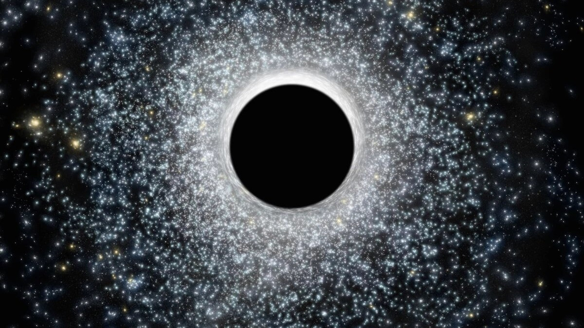 Хаббл заметил рой маленьких черных дыр в ближайшем скоплении