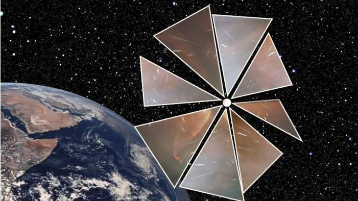 Небольшой спутник с солнечным парусом может догнать межзвездный объект